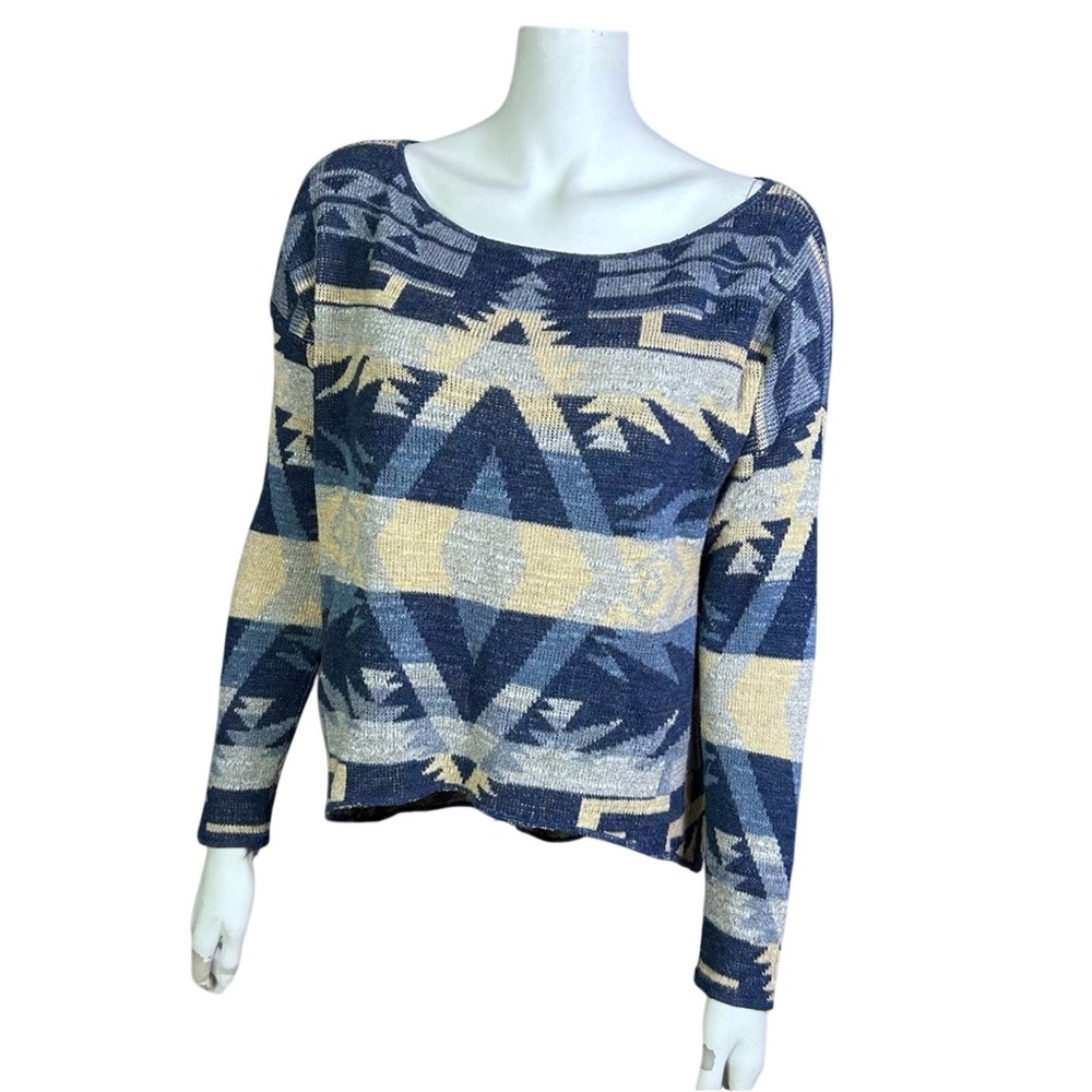 Denim & Supply Ralph Lauren sweater women's small aztec western cotton